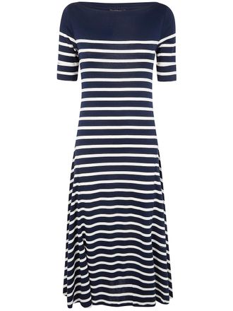 Ralph Lauren Munzie Elbow Sleeves Day Dress