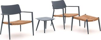 Bellagio la vita attrattiva Bellagio Cino lounge balkonset 4-delig stapelbaar