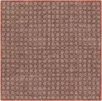 Brunello Cucinelli Seiden-Einstecktuch mit Bl&uuml;tenmotiv