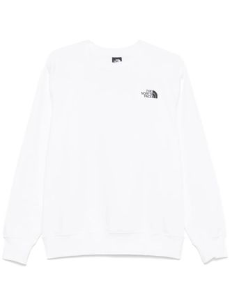 The North Face Raglan Redbox sweatshirt - White