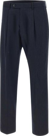 Paul Smith Slim-fit Trousers, male, Blue, Size: W36 Paul Smith Trousers Blue