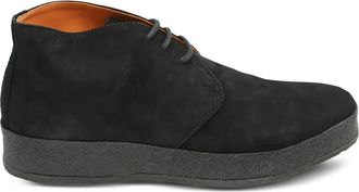 Andrea Ventura Su&egrave;de desert boots - Zwart