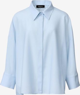 Fabiana Filippi Hemd-Jacke aus Wollmischung mit Cut-outs