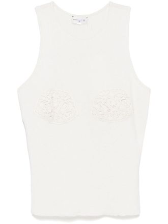 Magda Butrym Top con dettaglio alluncinetto - Toni neutri