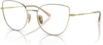 Vogue Eyewear 53mm Cat Eye optical glasses in Brown at Nordstrom