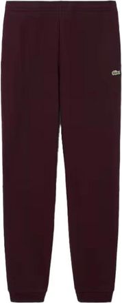 Lacoste Sweatpants met toelopende pijpen - Heren - Broeken - Bruin - Maat: 2XL Katoen