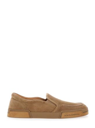 Dolce & Gabbana Brown Solid Sneakers