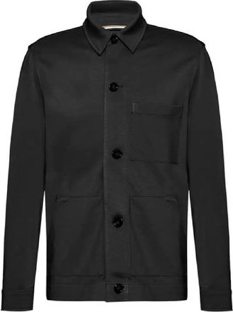 HUGO BOSS Classic Collar Long Sleeve Jacket, Brand Size 50 (US Size 40)