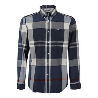Barbour Casual Shirts, male, Blue, Size: 2XL Classic Tartan Cotton Shirt