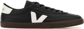 Veja Black Leather Panenka Sneakers