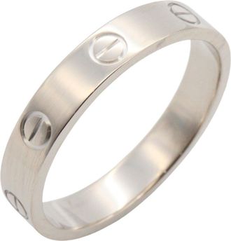 Cartier Silver White Gold (18K) Band Ring (Pre-Owned)