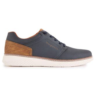Bugatti Mens Casual Shoes - Blue Leather - Size UK 10
