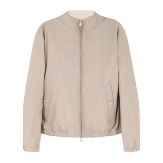 HUGO BOSS Hugo, Light Jackets, male, Beige, Size: XL Reversible Jacket