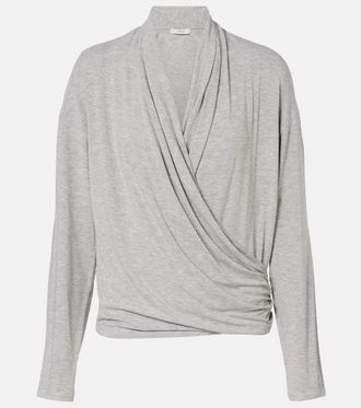 Vince Draped jersey top