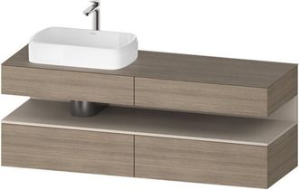 Duravit Qatego Consola Mueble Bajo Lavabo, 2 Extensiones, 2 - Duravit
