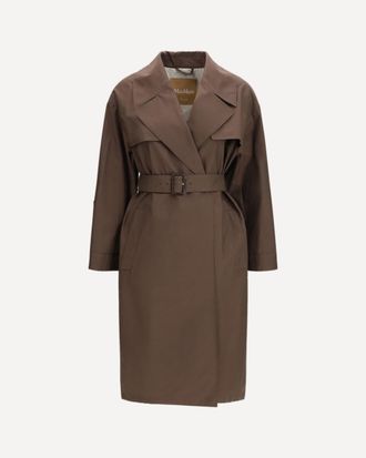Max Mara Double-breasted cotton-blend Trench Coat Female 38
