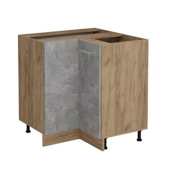 Vicco Armario De Esquina R-line, Hormig&oacute;n, 75.6 Cm Sin Encimera