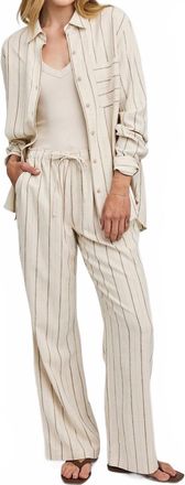 Gentle Fawn Finley Linen Pants In Cream