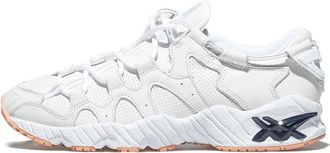 Asics lace-up leather sneakers - unisex - Rubber/Calf Leather/Fabric - 8.5 - White