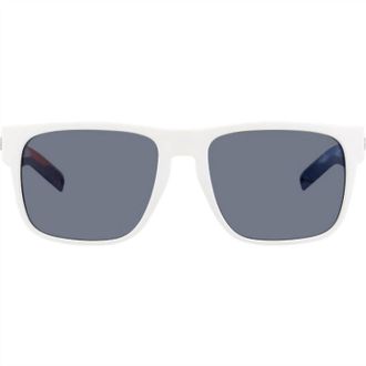 Costa Spearo Sunglasses In Matte White Frame 580P Gray Lenses