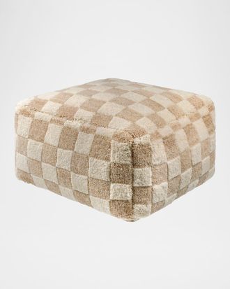 Surya Lukas Handknot Pouf