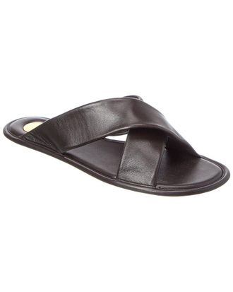 Saint Laurent Carlyle Leather Sandal