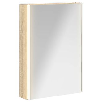 vidaXL Armario Con Espejo De Ba&ntilde;o Roble Sonoma 43 X 11,5 X 60,5 Cm Vidaxl