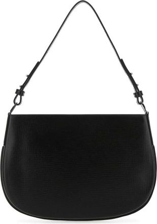 by FAR Black Leather Issa Handbag
