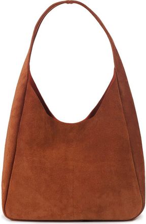 Ezra Arthur Phoebe Leather Hobo Nubuck Suede Shoulder Bag in Sedona at Nordstrom