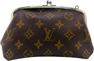 Louis Vuitton Pre-owned Clutches, female, Brown, Size: ONE SIZE Pre-owned Canvas louis-vuitton-bags