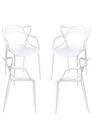Regalos Miguel Regalos Miguel - Packs Sillas Jard&iacute;n - Pack 4 Sillas Korme - Blanco