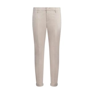 Dondup Chinos, male, Gray, Size: W30 Pantalone Gaubert in popeline