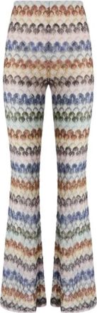 Missoni Flare Broeken - Dames - Wijde Broeken - Veelkleurig - S - Broeken