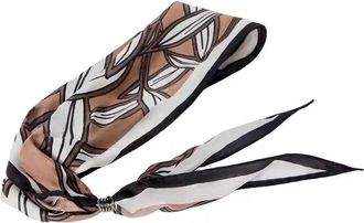 Brunello Cucinelli Silk All-Over Motif Scarf - Brown