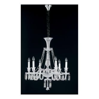 Netlighting LOUVRE 6 Light Chandeliers Chrome 74x72cm in Grey | Size: 74x72 cm