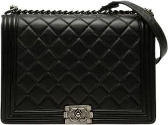 Chanel Pre-owned Large Boy Flap Bag - - Pre-owned - Donna - Nero - ONE SIZE