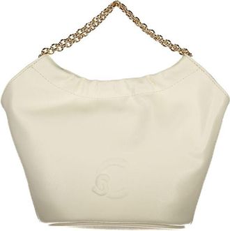Coccinelle White Leather Woman Womens Handbag