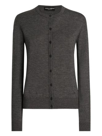 Dolce & Gabbana button-front cardigan - women - Cashmere - 38 - Grey