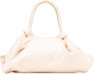 Loewe Pre-owned Handbags, female, Beige, Size: ONE SIZE Pre-owned Leather handbags