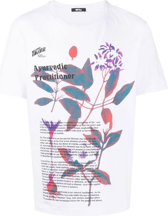 MSFTSrep graphic-print cotton T-shirt - unisex - Cotton - L - White