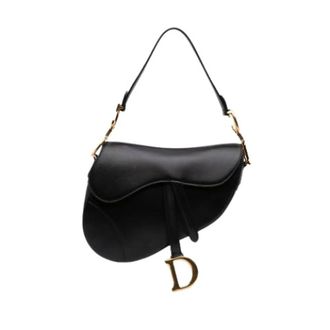 Dior Pre-owned Saddle Bag - Dames - Pre-owned - Zwart - Maat: ONE Size Zijde