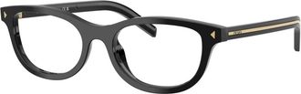 Prada Glasses, unisex, Black, Size: 52 MM Optical Frame