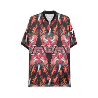 Yohji Yamamoto Heren, Tops, Zwart, Maat: M