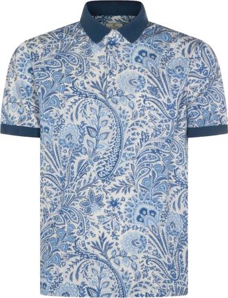 Etro Poloshirt met paisley-print - Wit