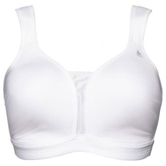 Odlo Sports Bra Padded High Sport-BH f&uuml;r Damen | wei&szlig;