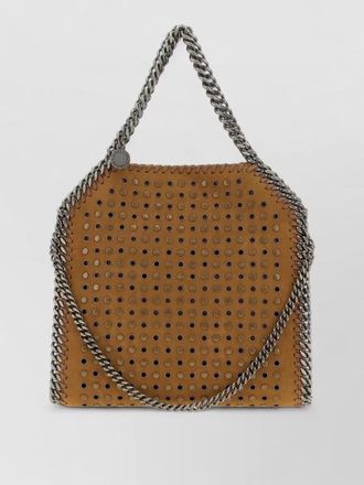 Stella McCartney falabella tote bag chain strap perforated