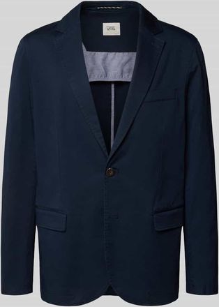 Camel Active 2-Knopf-Sakko mit Reverskragen in Marine, Größe 48