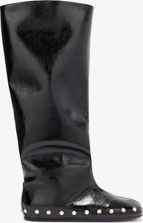 Ganni Jenny High Boots in Black - Size 10