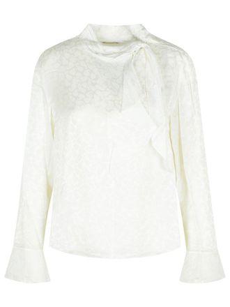 Isabel Marant Isabel Marant Raphaella Bluse in Seide und wei&szlig;em Viskose