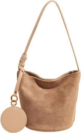 Generic Womens Hobo Bucket Bag, Suede Designe Handbag with Magnetic Snap Closure, Adjustable Strap, Applies to Daily Commute, Office Work and Casual Shopping 